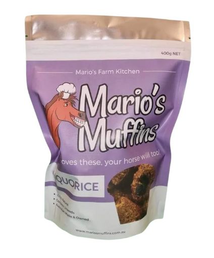 Picture of Marios Muffins Liquorice Horse Treats 400g