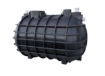 Picture of 3000L Low Profile Underground Septic Tank with Partition 